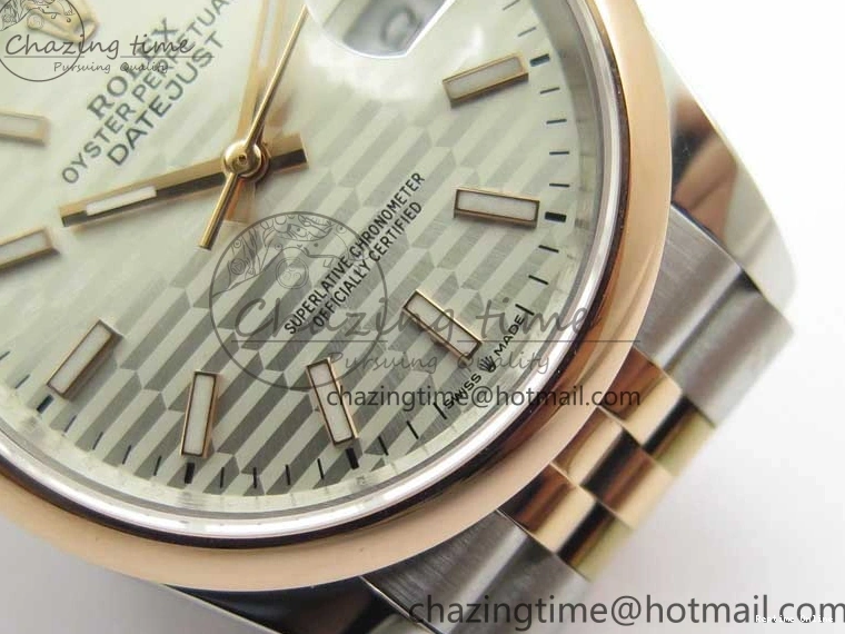 0123 TravelReady DateJust 36 SS RG 126201 BP Maker 1:1 Best Edition Silver Dial on Jubilee Bracelet 2506